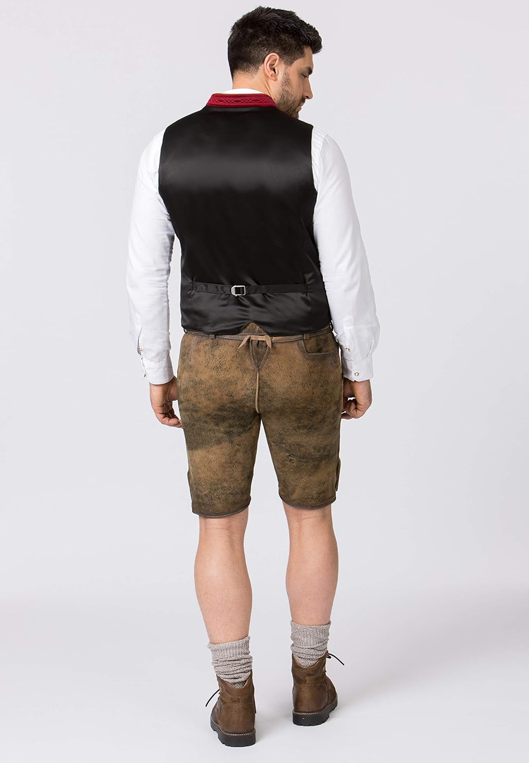Stockerpoint Herren Calzado Trachtenweste (1er Pack) 46 dunkelrot, 46 dunkelrot