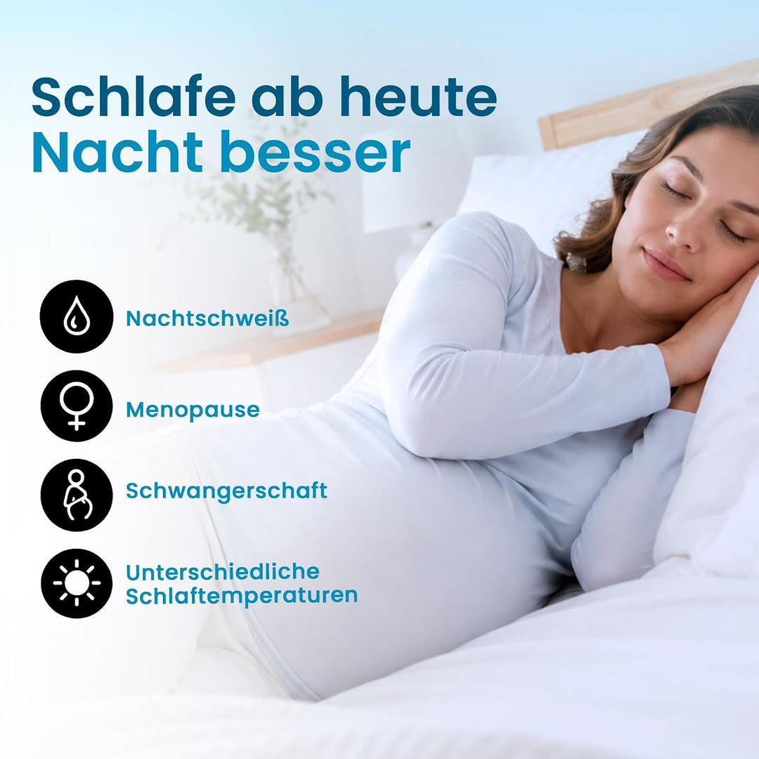 B10 Kühlmatte Bett Twin - Kühlende Matratzenauflage für Heisse Schläfer | Nachtschweiss bekämpfen oh
