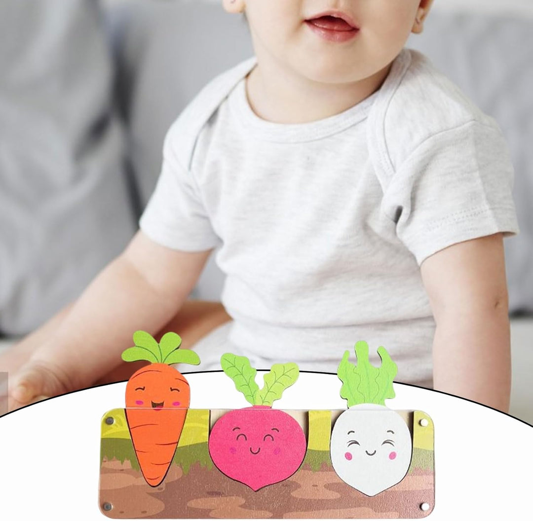 Sharplace Montessori Busy Board DIY Zubehör Pull Karotten Spielzeug, Kinder Holzspielzeug Motorikspi