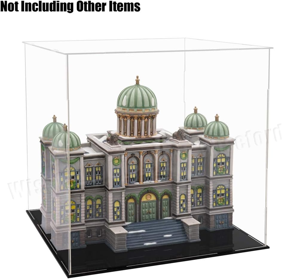 Vitrine Schaukasten Acryl Klar Würfel 30x30x30 cm für Fussball Basketball Boutique Memorabilien Mode