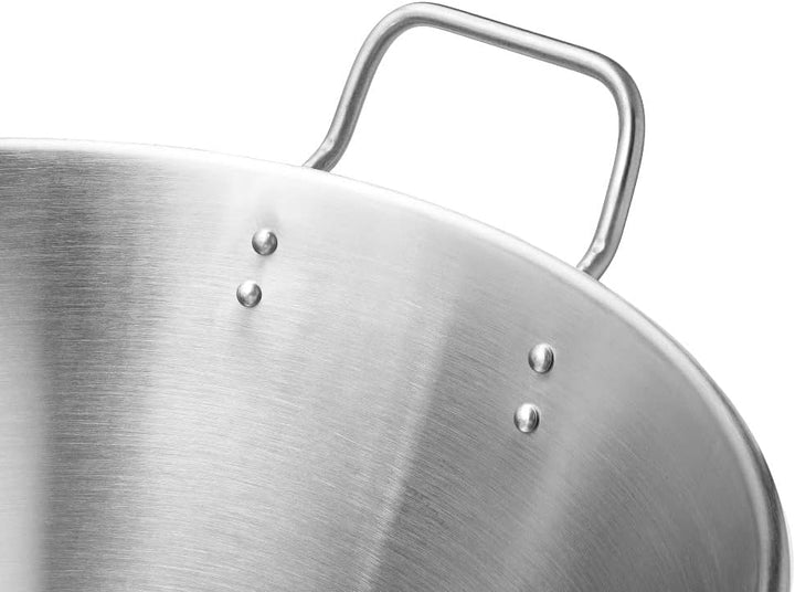 Forgast Sieb Edelstahl | ⌀45cm | Küchensieb | Nudelsieb | Seiher | Metallsieb | Edelstahlsiebe | Bla