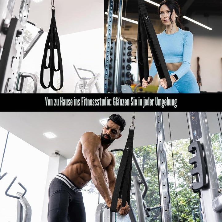 EVMT Brands Evmt Ultimate 33cm, 56cm, 76cm Trizepsseil. Vielseitiges Fitnessgerät Für Krafttraining.
