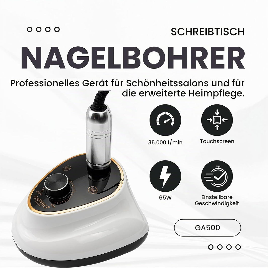 Nagelfräser für Gelnägel | Nail Drill 65W | Elektrische Nagelfeile | Maniküre Pediküre Set Elektrisc
