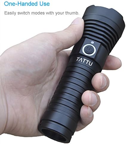 TATTU U3S UV Taschenlampe Wiederaufladbare 365nm Schwarz Licht mit ZWB2 Filter, 10W Schwarzlicht LED