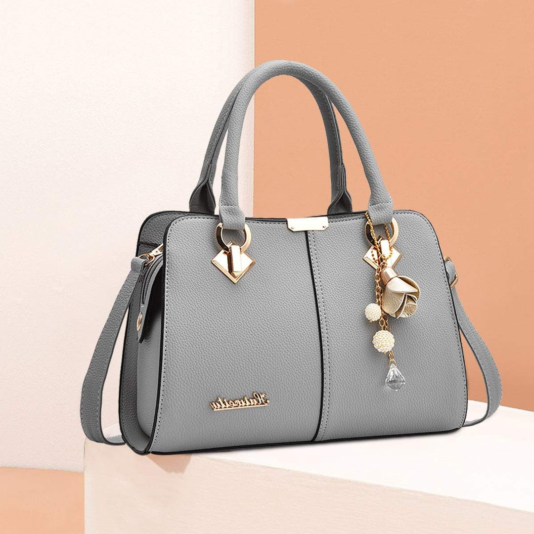NICOLE & DORIS Damen Handtasche Mittelgross Elegant Handtaschen Mode Umhängetasche Henkeltaschen PU
