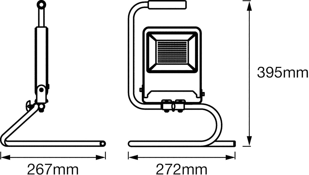 Osram LED Worklight Arbeitslicht, für Aussenanwendungen, Kaltweiss, S-Stund S-Stand 50 Watt, S-Stand