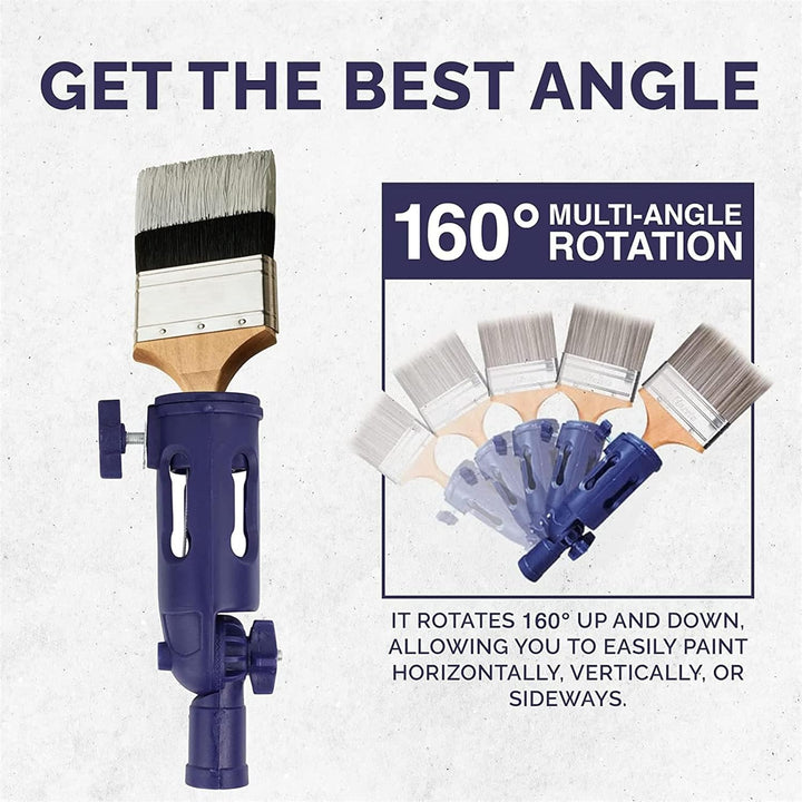 39 Zoll/1M lange Teleskopstange Bürstenhalter + Teleskopstab 100cm, Bürstenhalter und Verlängerungs-