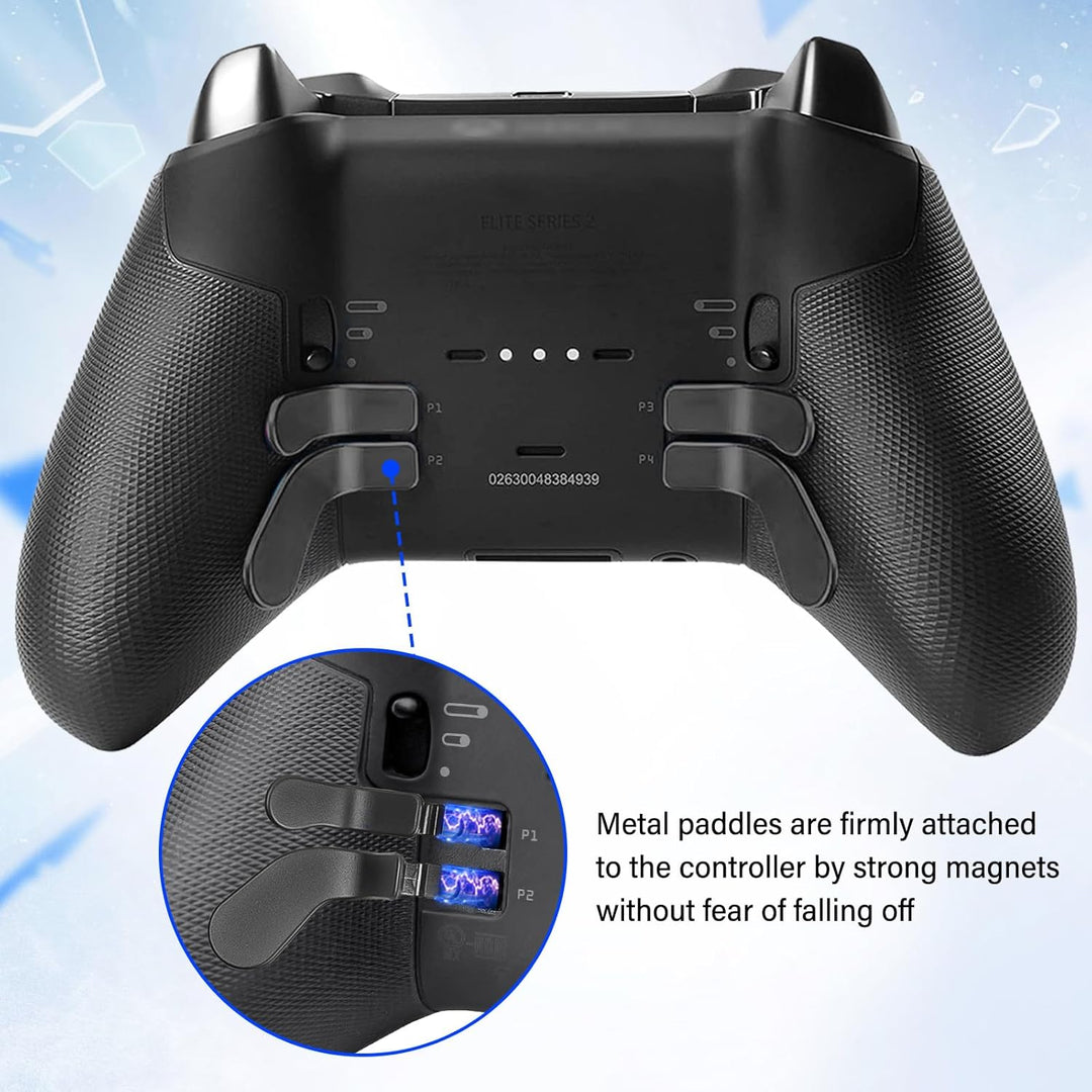 13 in 1 Metall Daumensticks f??¨¬1r Xbox Elite Controller Series 2 Zubeh?r, Ersatz Magnetische Taste