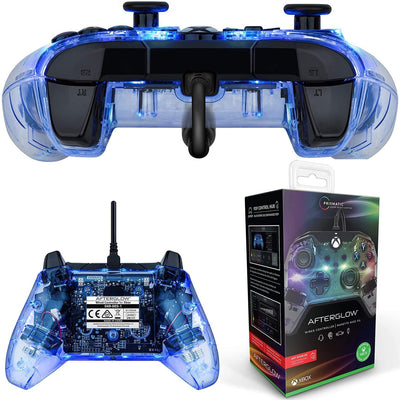 PDP Afterglow LED-Gamecontroller, kabelgebunden, RGB-Farblichter, USB-Anschluss, Audiosteuerung, Gam