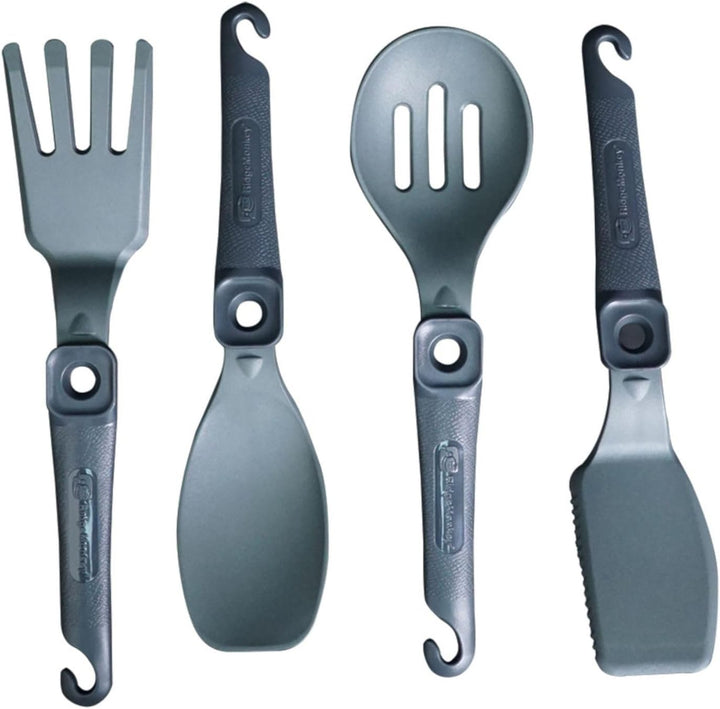 RidgeMonkey Kochgeschirr zum Angeln Q-Lock Utensilien Set