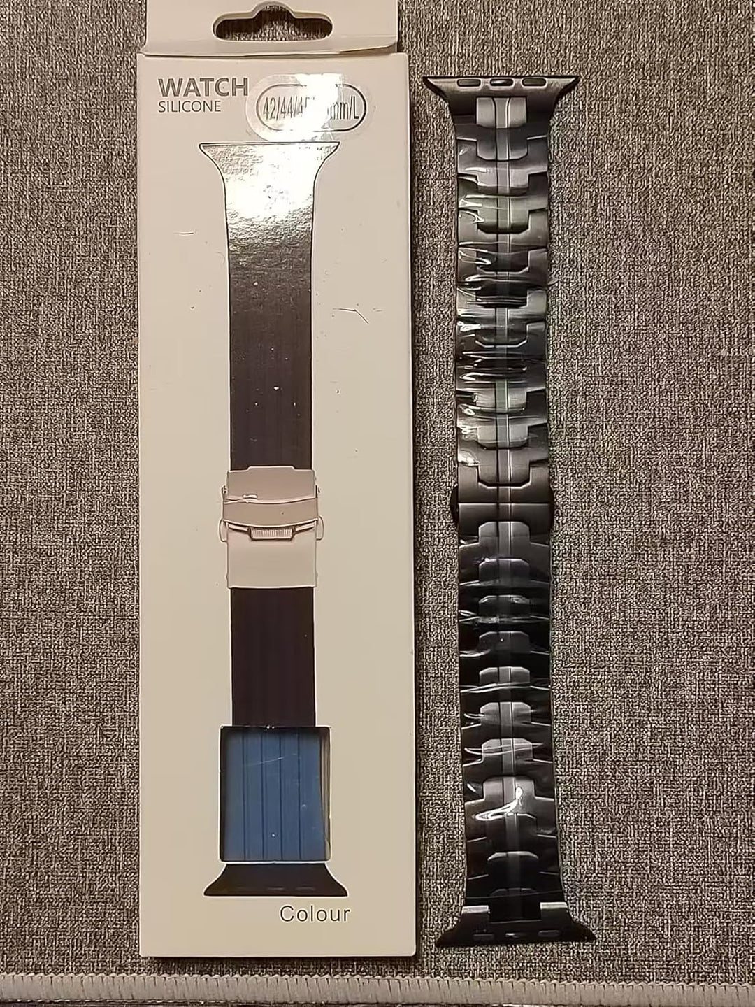Armband Kompatibel mit Apple Watch Band 42mm 44mm 45mm 49mm Apple Watch Ultra Armbander Titanium Met