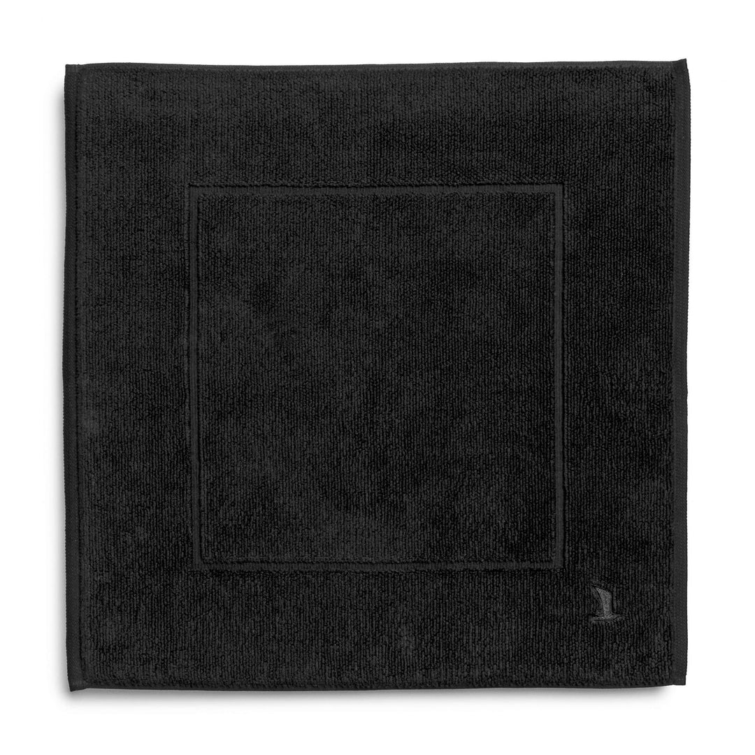 möve Superwuschel Badteppich 60 x 60 cm aus 100% Baumwolle, black Black 60 x 60 cm Superwuschel, Bla