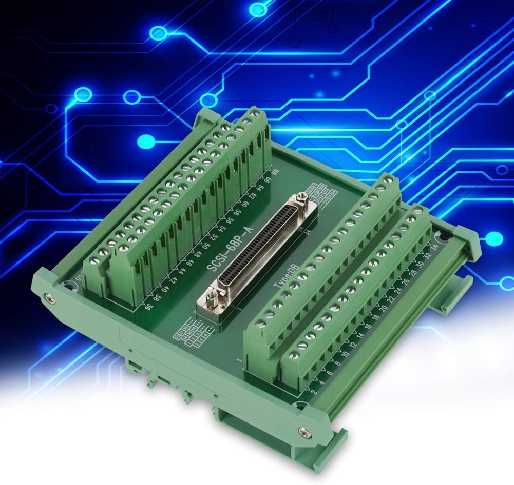SCSI-68P-A Buchse Breakout Board Terminal Modul