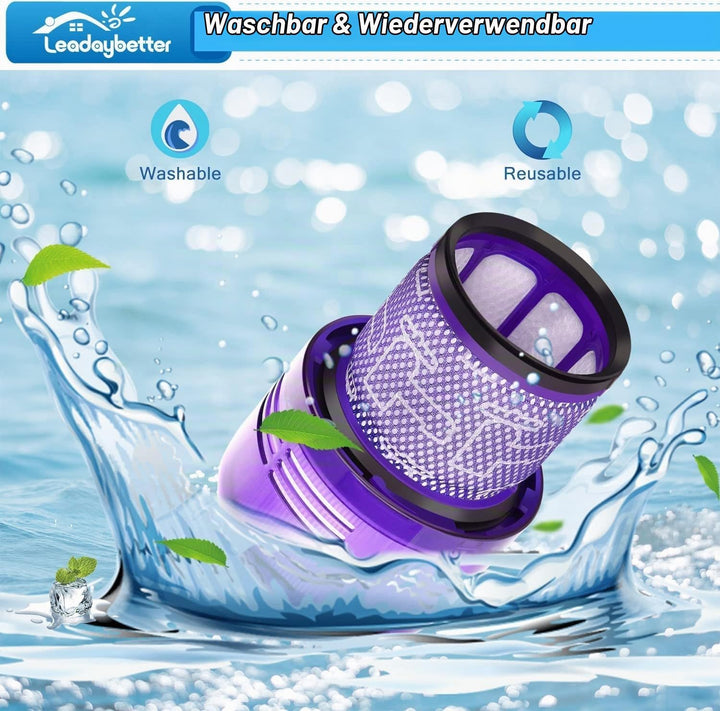3 Stück Ersatzteile Filter für Dyson V11 V15 SV14 SV22 Absolute Animal Extra Pro Detect Torque Drive