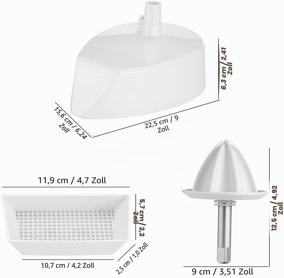 Gdrtwwh Zitrussaftpresse Aufsatz für Standmixer von KitchenAid, Zitrussaftpresse-Aufsatz für JE-Stan