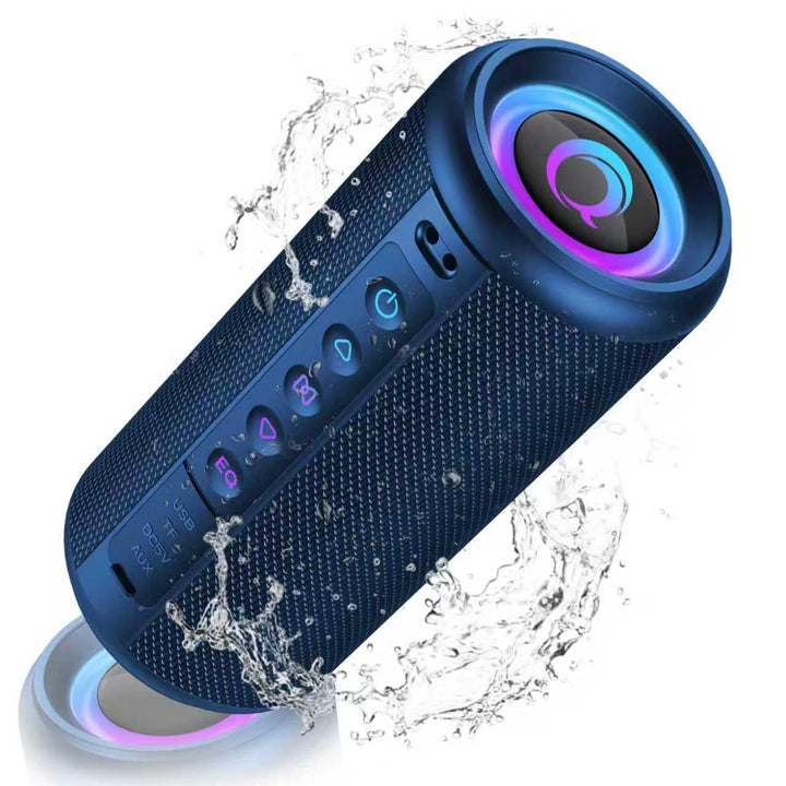 Bluetooth Lautsprecher, 2026 Musikbox Bluetooth 5.4 mit RGB Lichter, Tragbarer Lautsprecher Freispre