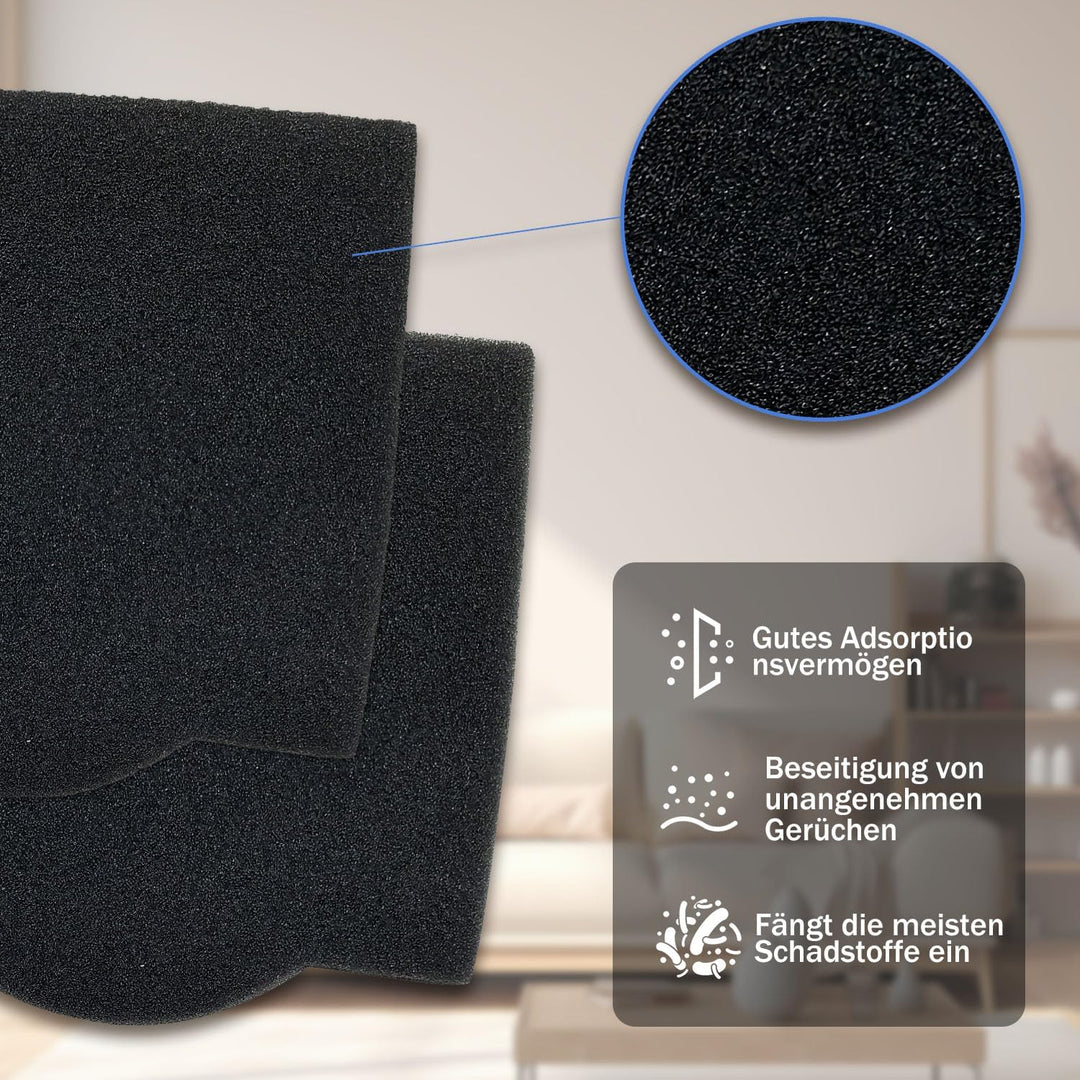 Filter kompatibel mit Lunos Silvento Abluftgerät, 5 Stück Ersatzfilter für 2/FSI-R, 039 721, 191 x 1