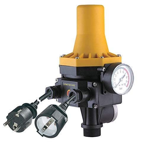 Pumpensteuerung Druckschalter mit Manometer Druckwächter einstelbar Automatic-Controller Durchflussw
