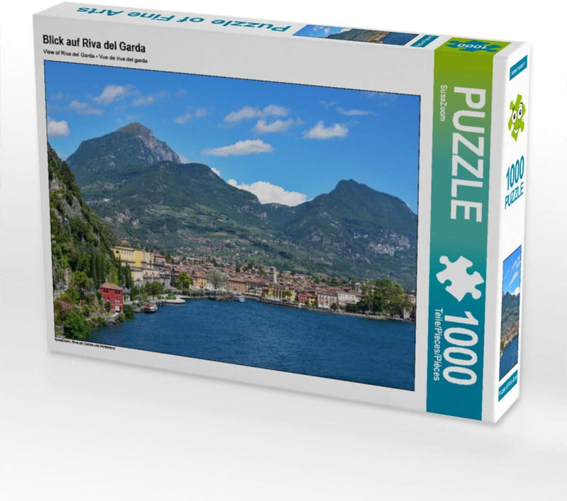 CALVENDO Puzzle Blick auf Riva del Garda 1000 Teile Lege-Grösse 64 x 48 cm Foto-Puzzle Bild von Susa