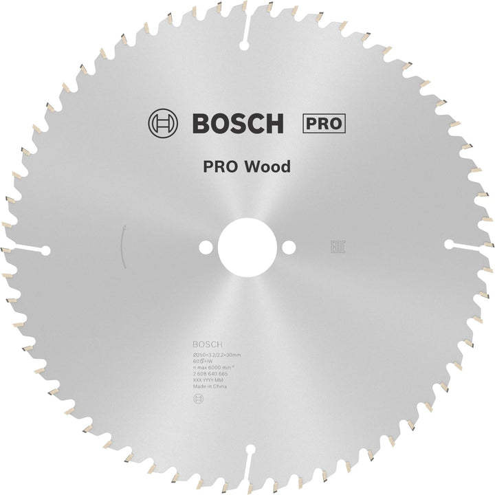 Bosch Accessories Bosch Professional 1x Kreissägeblatt Optiline Wood (Sägeblatt für Holz, Ø 250 x 30