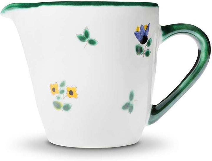 GMUNDNER KERAMIK Milchgiesser Gourmet Füllmenge : 0.2 Liter Streublume Geschirr, handgemacht in Öste
