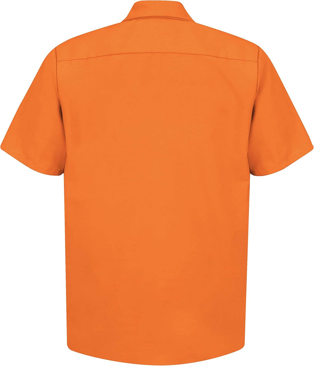 Red Kap Industrielles Arbeitshemd für Herren, Normale Passform, kurzärmelig M Orange/Abendrot im Zic
