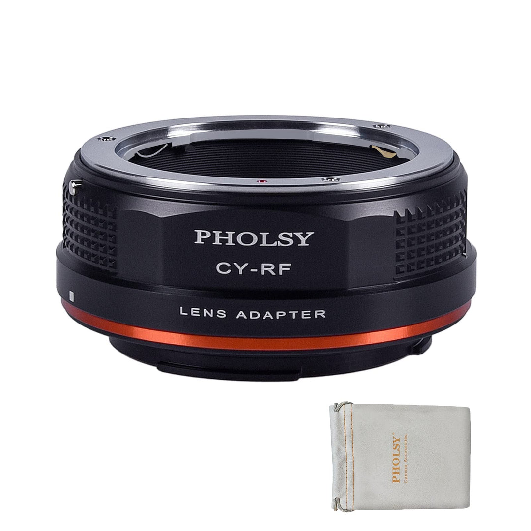 PHOLSY Objektivadapter Manueller Fokus Kompatibel with Contax/Yashica CY Mount Objektiv auf Canon EO