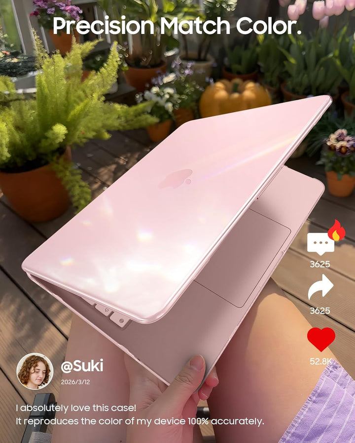 Fintie Hülle Kompatibel mit MacBook Neo 13 Zoll A3404 mit A18 Pro Chip 2026, Ultradünne Hartschale S