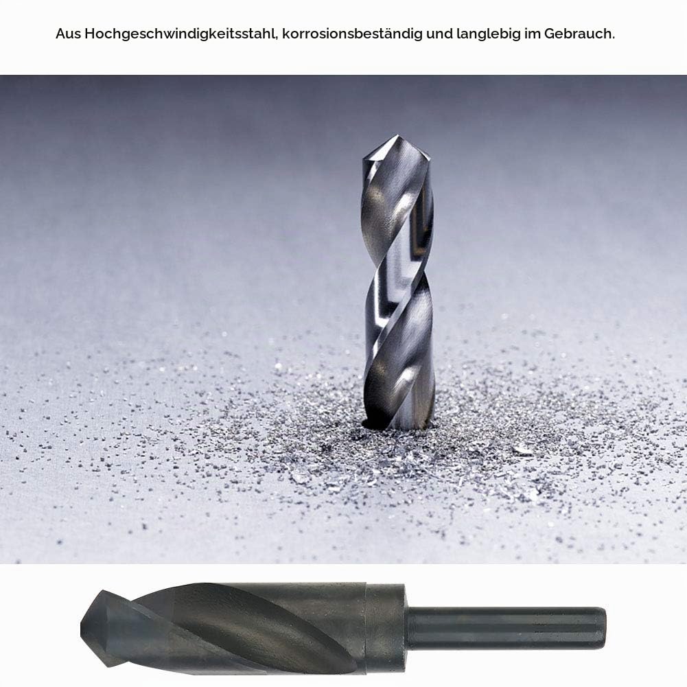 Hochgeschwindigkeitsstahl-Fräser 24,5 mm / 26 mm / 27 mm / 28 mm, 1/2 Spiralbohrer mit geradem Schaf