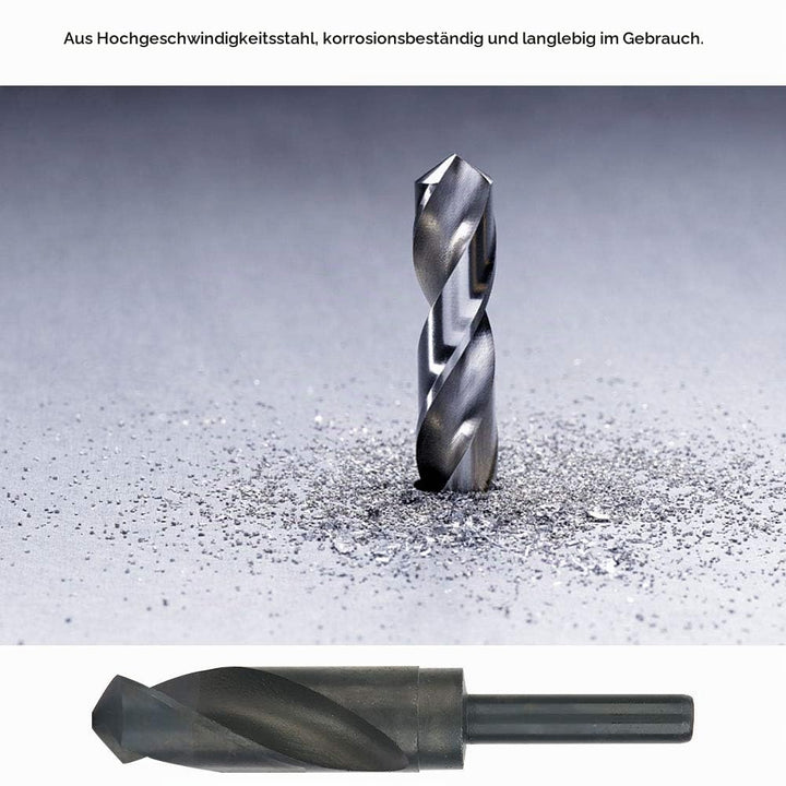 Hochgeschwindigkeitsstahl-Fräser 24,5 mm / 26 mm / 27 mm / 28 mm, 1/2 Spiralbohrer mit geradem Schaf
