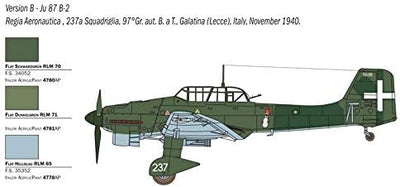 Italeri 510002769 1:48 Ju 87 B-2/R-2 Stuka Picchiatello