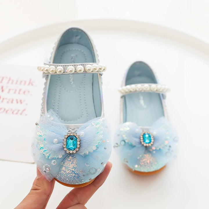 LOBTY Mädchen Prinzessin Schuhe Pailletten Kristall Schuhe Kinder Sandalen Hochzeitsschuhe Ballettsc