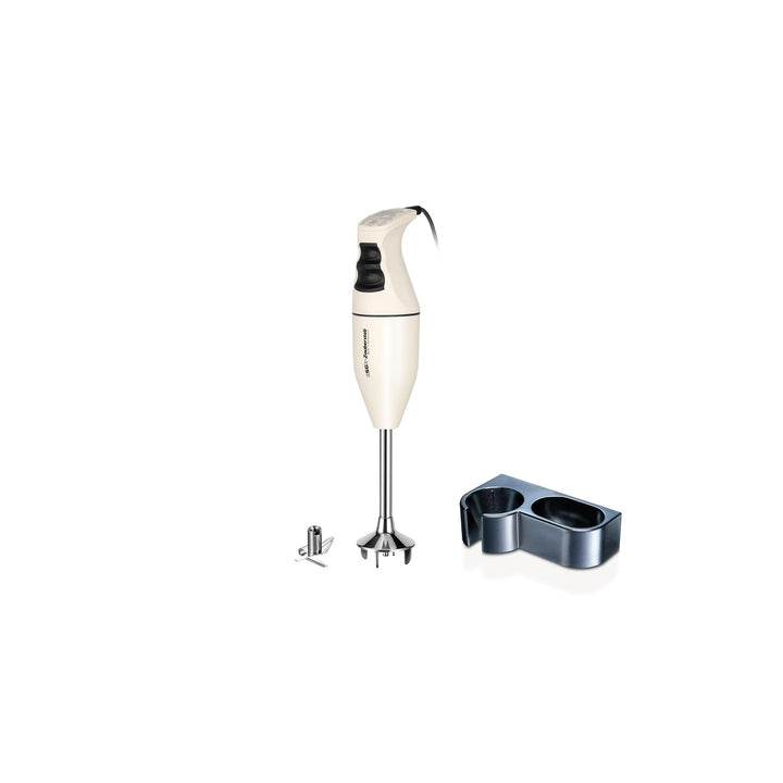 ESGE-Zauberstab M100 Exklusiv – Stabmixer Set mit AC-Motor, 2 Stufen 10.000 U/min, Multimesser & Wan