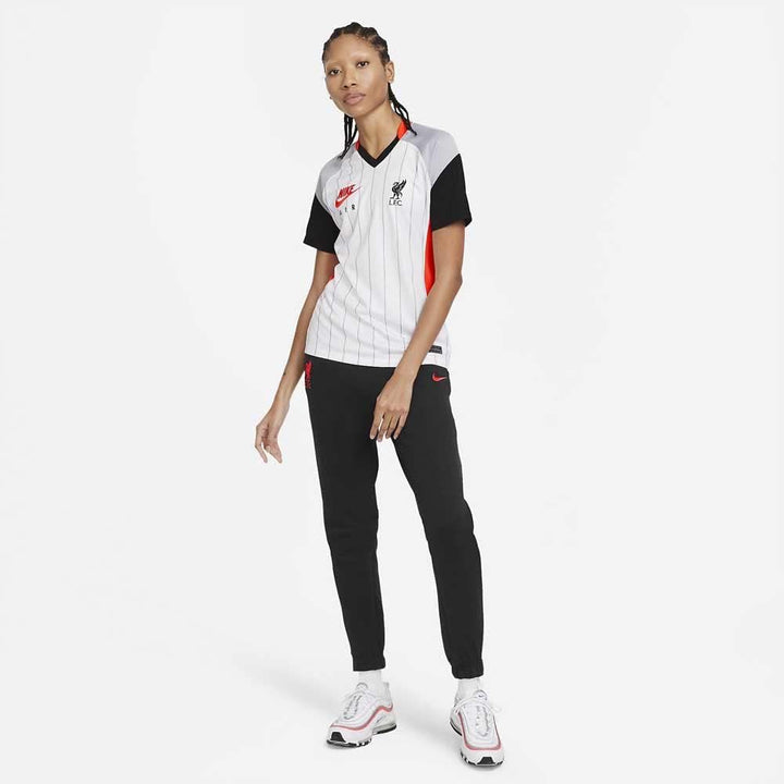 Nike Damen Lfc W Nk Stad Jsy Amx Unterhemd, Wei Laser Crimson/Wolfgrau/Schwarz, M EU