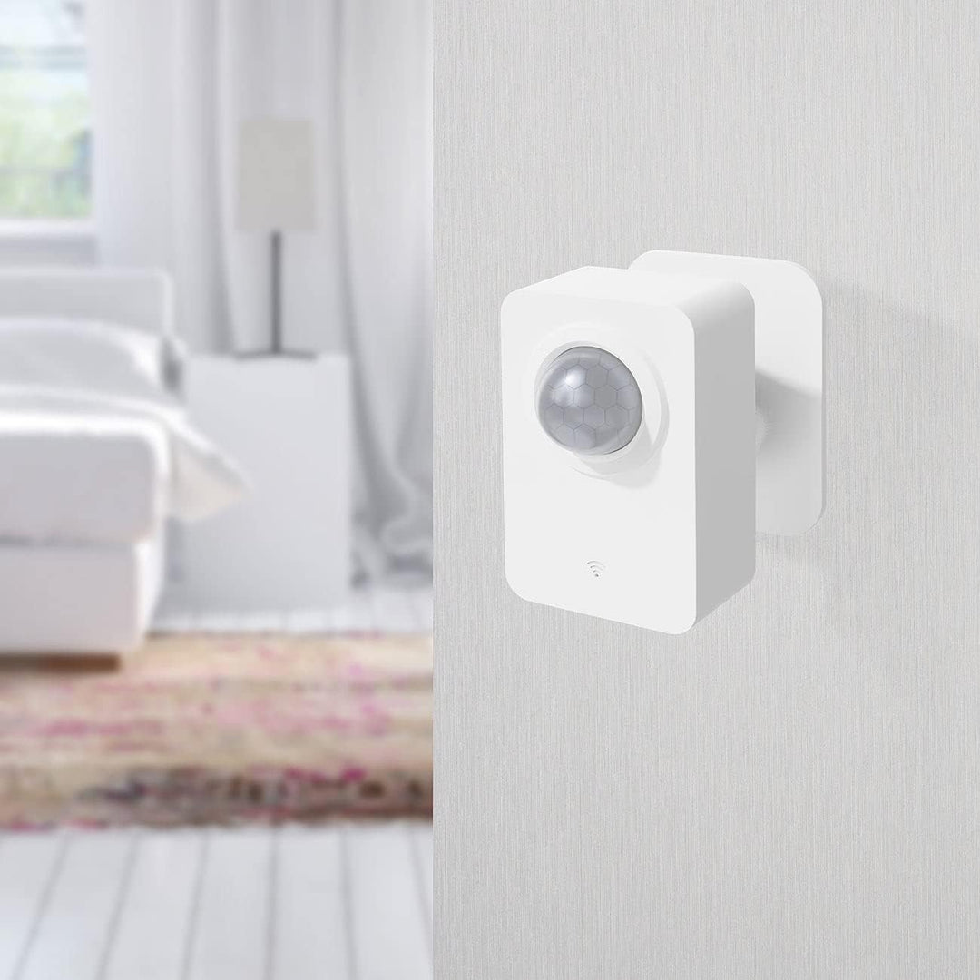 Luminea Home Control Durchgangsmelder: 4er-Set ZigBee-PIR-Bewegungsmelder, 8 m Reichweite, App (Bewe