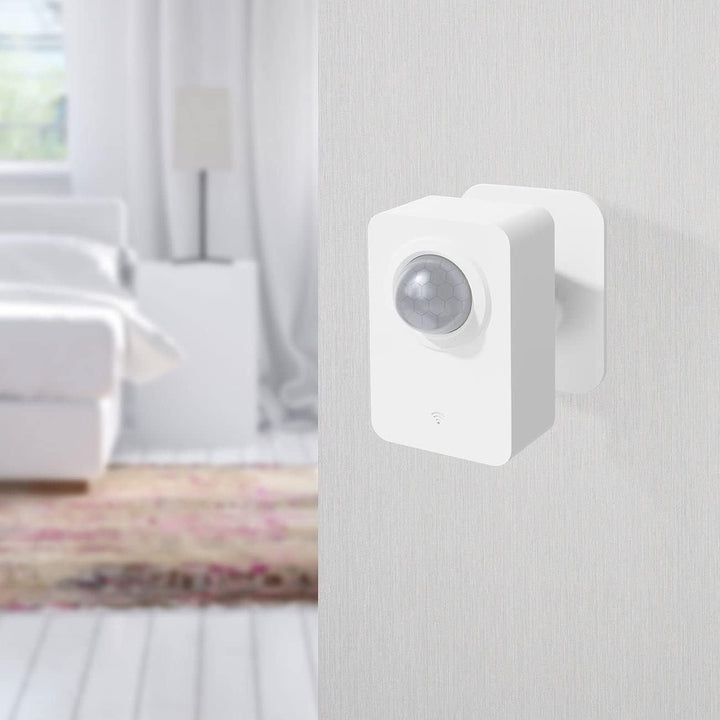 Luminea Home Control Durchgangsmelder: 4er-Set ZigBee-PIR-Bewegungsmelder, 8 m Reichweite, App (Bewe