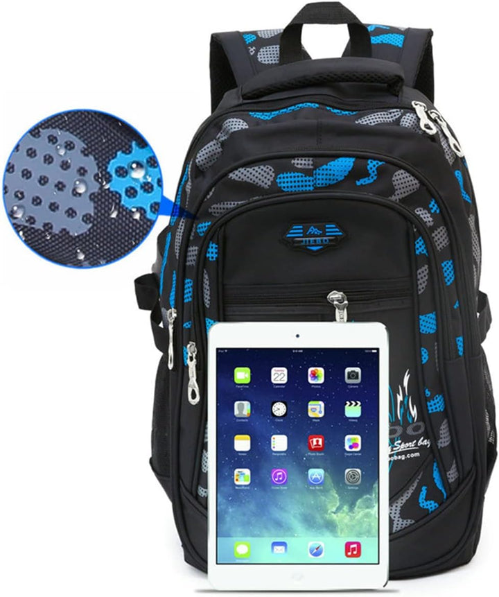 Jungen Schultasche Teenager Schulrucksack Jugendliche Rucksack Schule Daypacks Kinder Gross Schulran