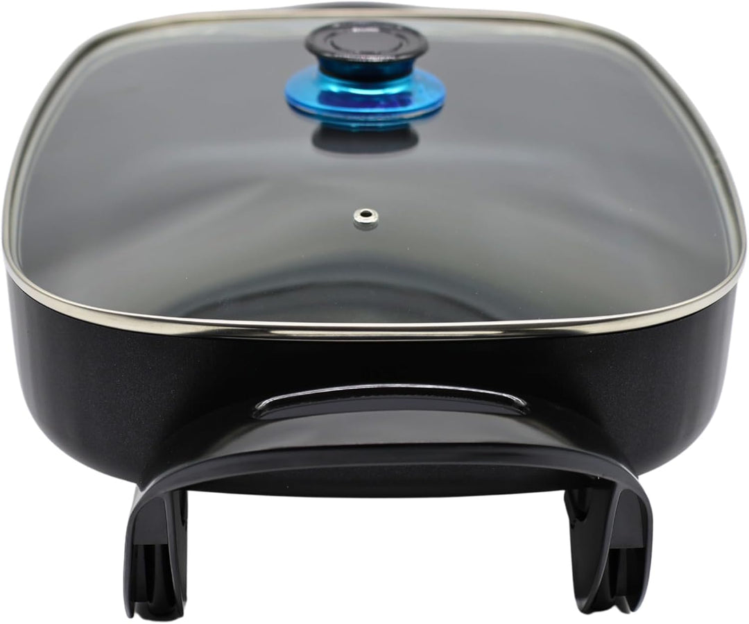 Shov Bratpfanne MG-3040 – Multifunktionale Elektropfanne - Pizzapfanne, Partypfanne Ø30x40cm Ø 30/30