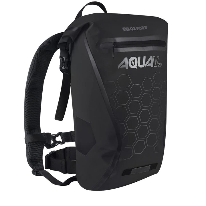 Oxford Unisex Aqua V 20 Wasserdichter Rucksack Einheitsgrösse Schwarz, Einheitsgrösse Schwarz