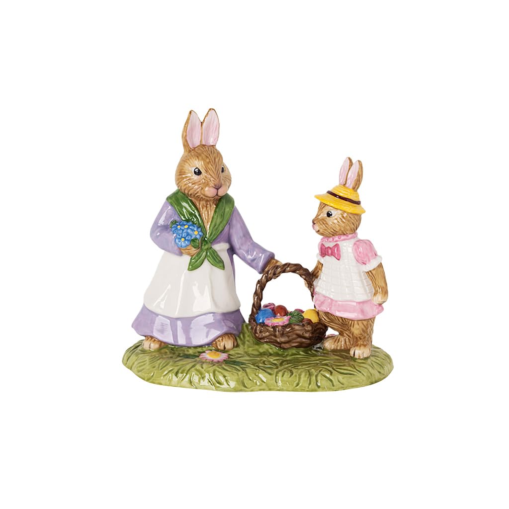 Villeroy & Boch Hasenfigur, Porzellan, Bunt, 8x13x12cm 8x13x12cm Bunt, 8x13x12cm Bunt