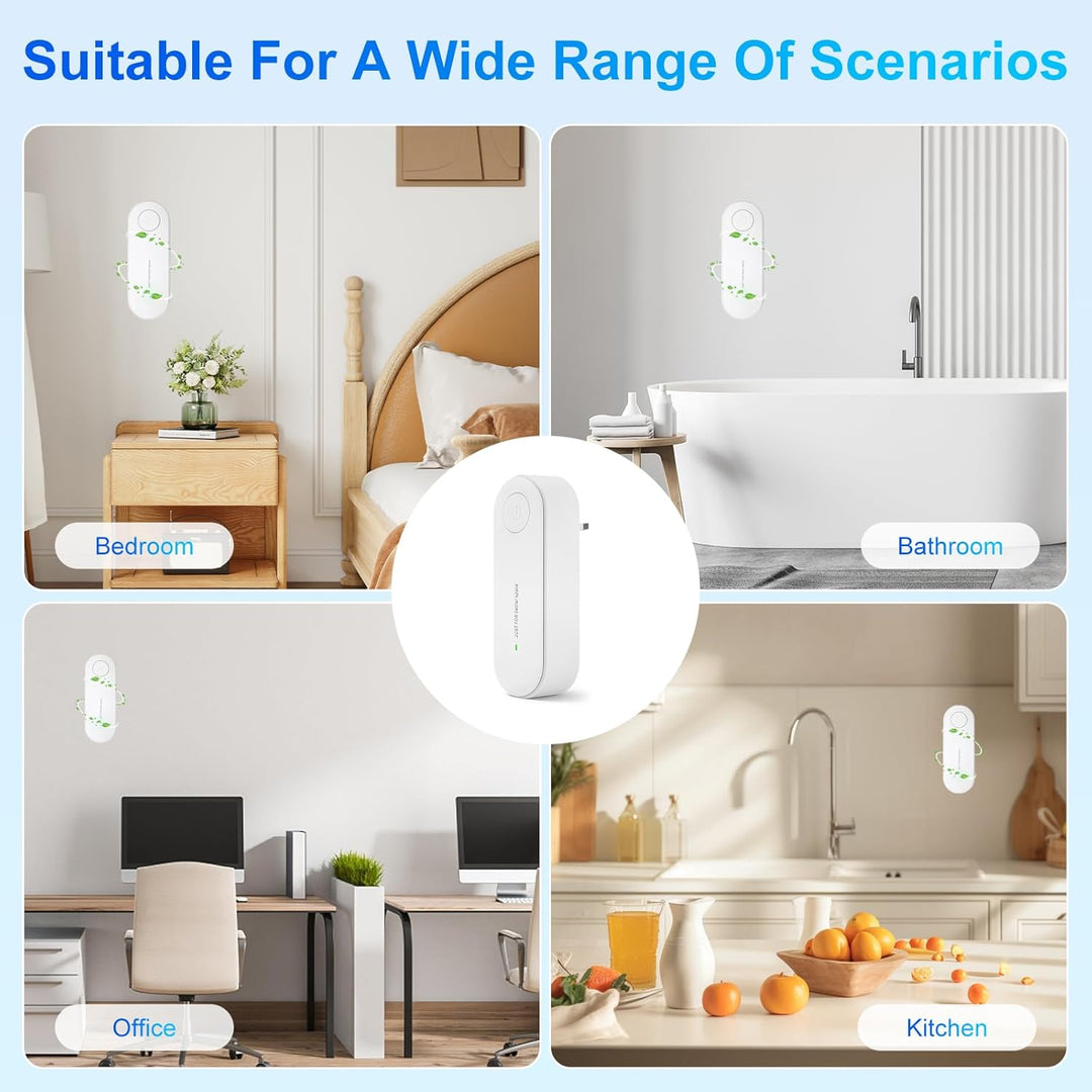 Flintronic Air Purifier, 3PCS Plug in Air Purifier IonizerGenerator, Negativ Ionen Luftreiniger für