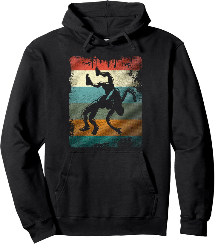 Vintage Wrestling Suplex Move Wrestler Pullover Hoodie