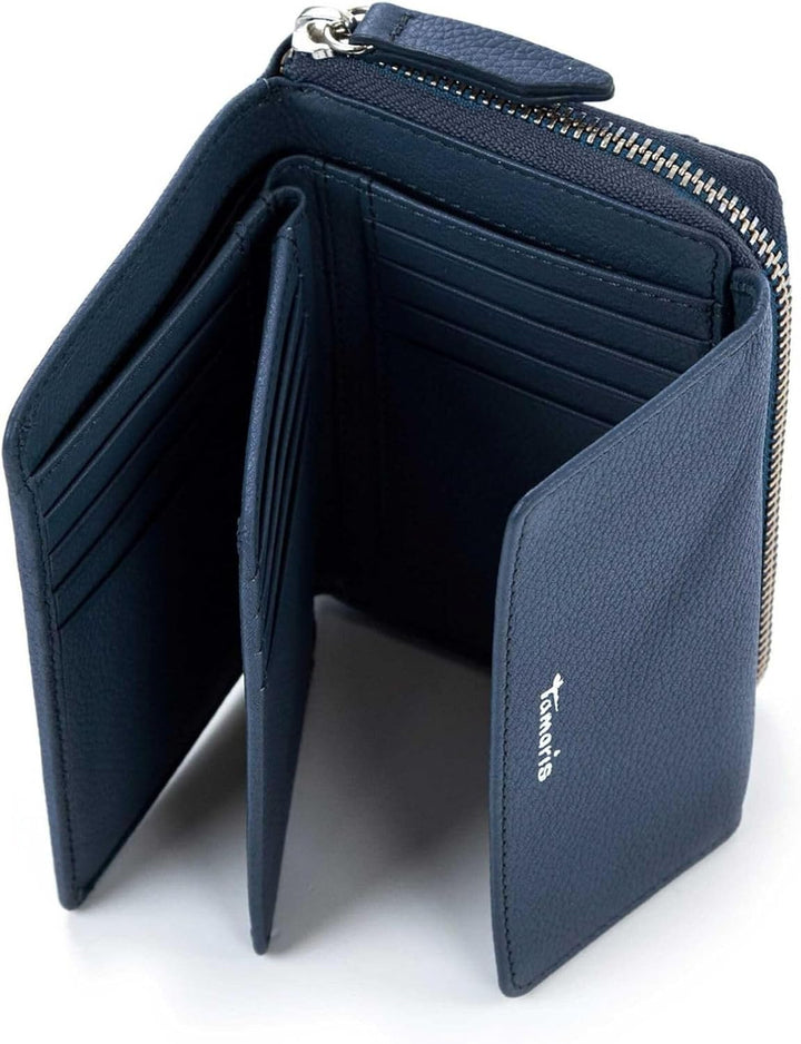 Tamaris Geldbörse TAS Amanda 50007 Damen Geldbörsen Uni Blue Einheitsgrösse, Blue Einheitsgrö&#