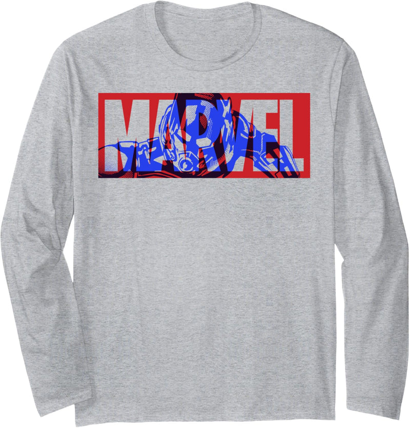 Marvel Ant-Man Large Classic Movie Logo Langarmshirt