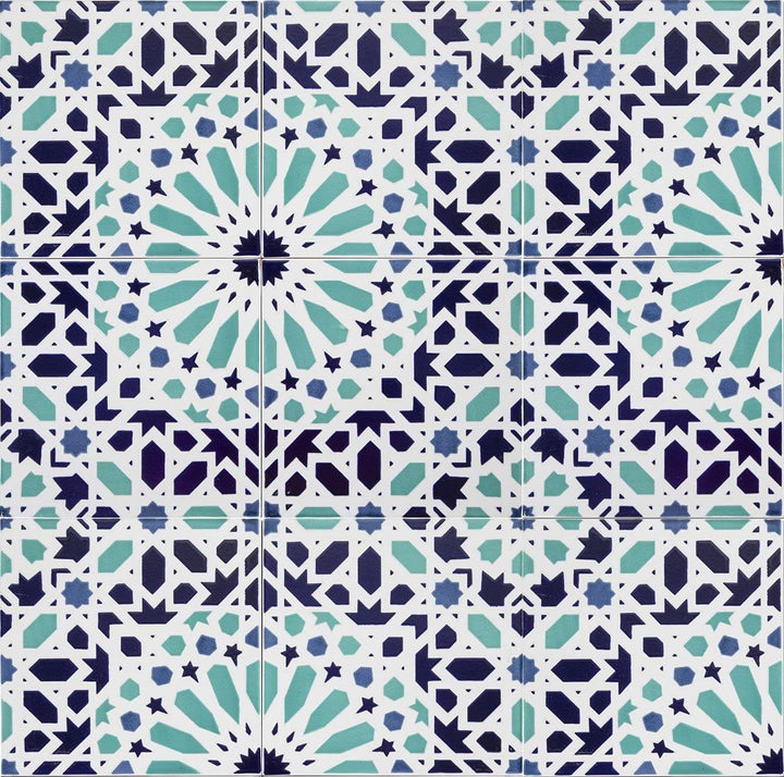 Cerames Orientalische Marokkanische Keramikfliesen Fez - dekorative Mosaikfliesen für das Badezimmer