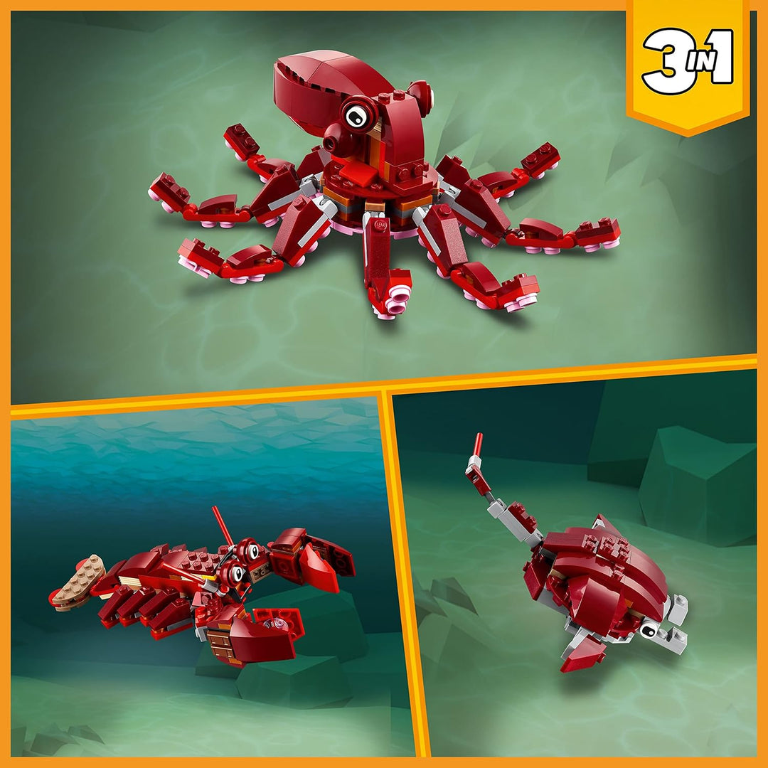 LEGO Creator 3-in-1 Sunken Treasure Mission 31130 Building Toy Set für Kinder, Jungen und Mädchen im