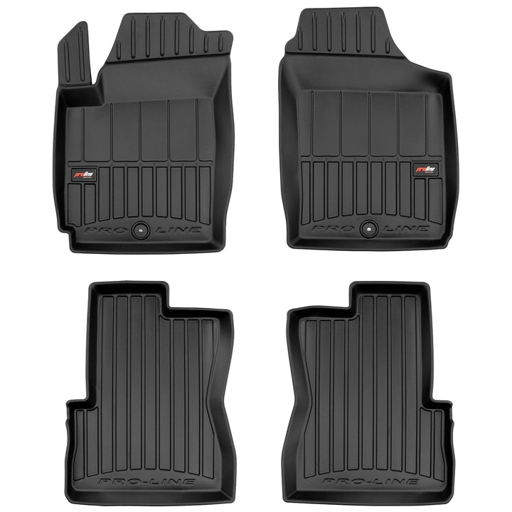 M MOTOS Gummimatten Auto Fussmatte passt für Kia Picanto I 2003-2011 Verbessern Sie Ihren Reisekomfo