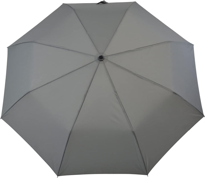 iX-brella Trekking XL Taschenschirm 115 cm gross mit Umhängetasche grey, grey