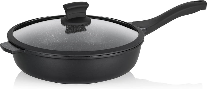 Kela Schmorpfanne Stella Nova, Ø 28 cm, Aluguss, Allherdboden, antihaftbeschichtet, hitzebeständig b
