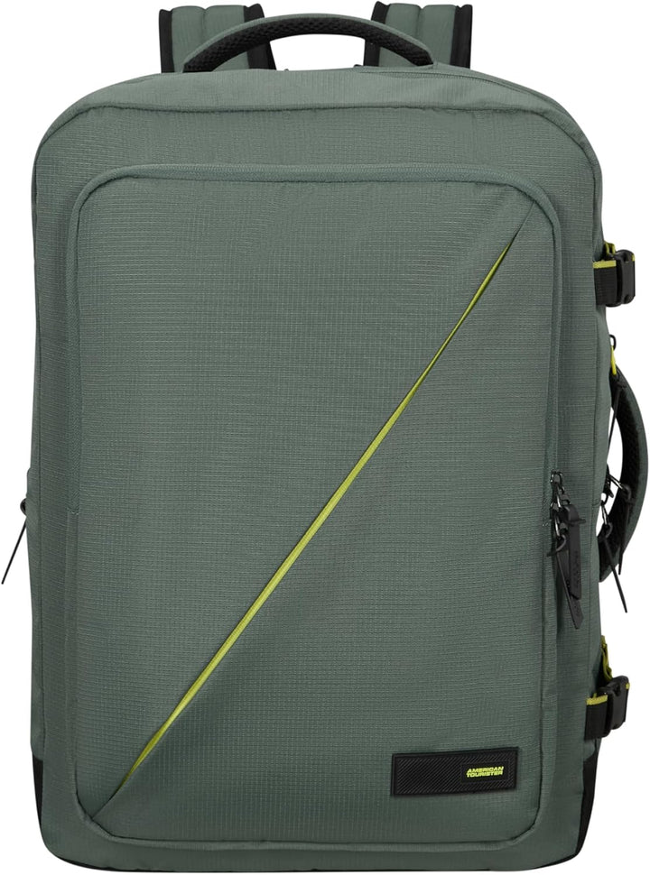 American Tourister Take2Cabin - Erweiterbarer Reiserucksack 17,3 Zoll, 55 cm, 42,5/48,5 l, Grün (Dar